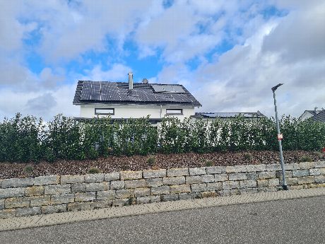 Einfamilienhaus Neubau PV