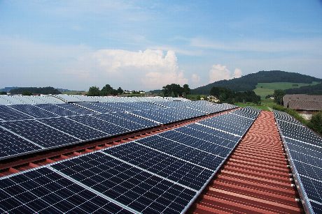 Trapezblech PV-Anlage