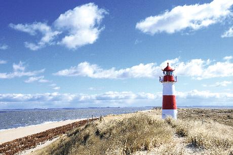 Leuchtturm am Strand Nordsee/Ostsee