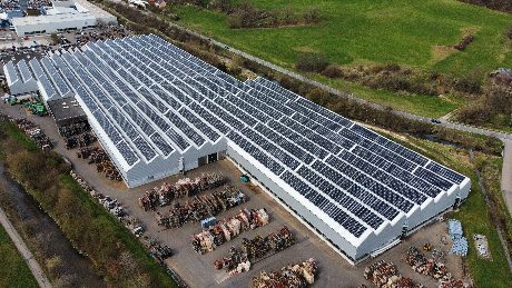 Abtsgmünd PV-Anlage Gewerbehalle