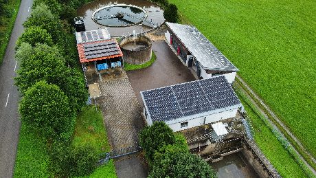 Photovoltaik Kläranlage Untermünkheim